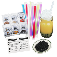 Load image into Gallery viewer, Instant Boba Kit VARIETY PACK SAMPLER Boba Bubble Tea Kit - Make Your Own DIY
