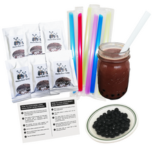 Load image into Gallery viewer, Instant Boba Kit CHOCOLATE Flavor Boba Bubble Tea Kit - Make Your Own DIY
