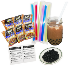 Load image into Gallery viewer, THAI DeDe Iced Coffee Instant Boba Bubble Kit -- Make Your Own DIY
